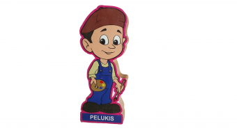 Asesoris  Balok Profesi Pelukis