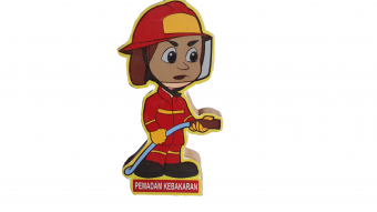 Asesoris  Balok Profesi Pemadam Kebakaran
