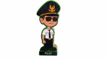 Asesoris  Balok Profesi Pilot