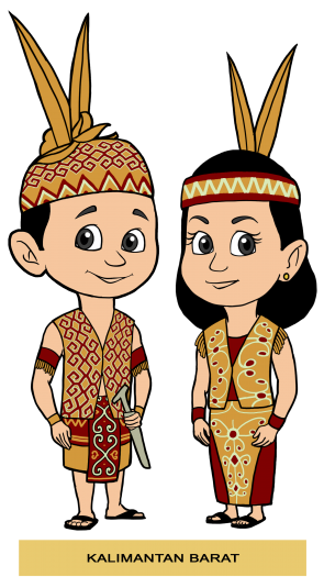Asesoris Pakaian Adat Kalimantan Barat
