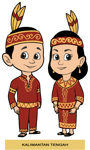 Asesoris Pakaian Adat Kalimantan Tengah