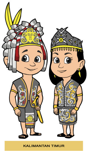 Asesoris Pakaian Adat Kalimantan Timur