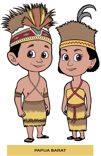 Asesoris Pakaian Adat Papua Barat