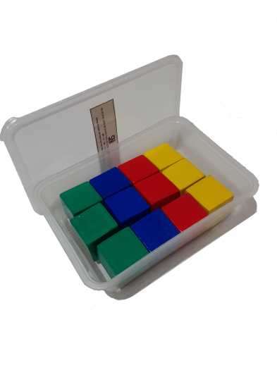 Balok Kubus Warna 12pcs